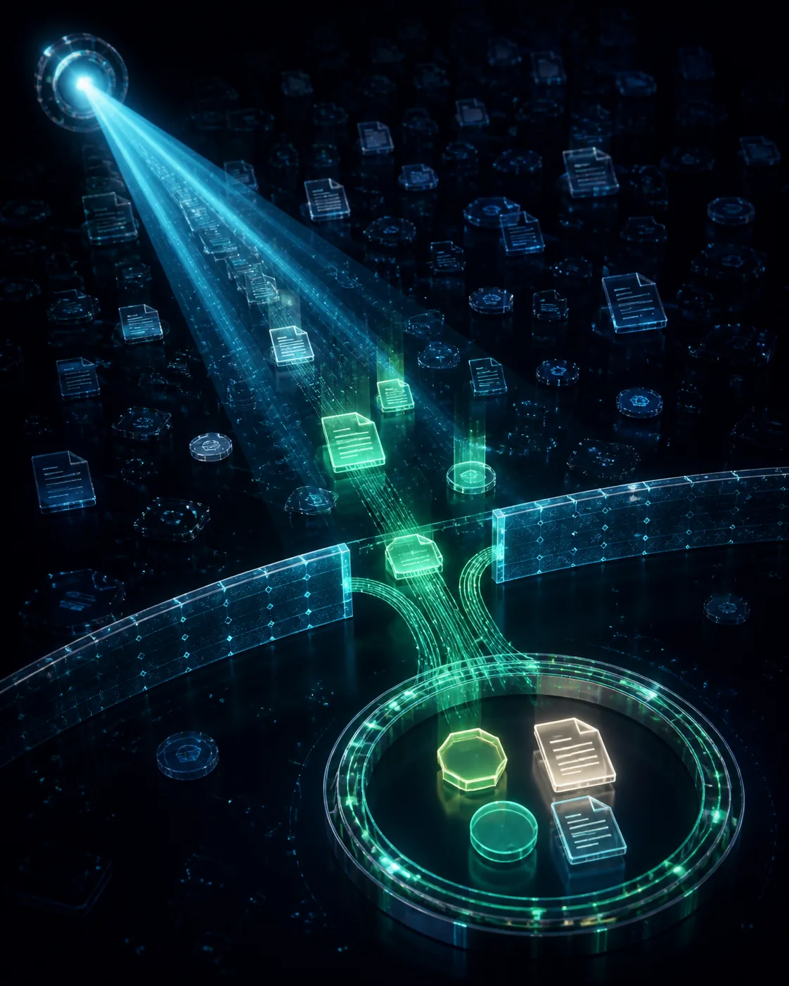 A search signal identifying relevant documents and entities before they cross into a candidate retrieval set